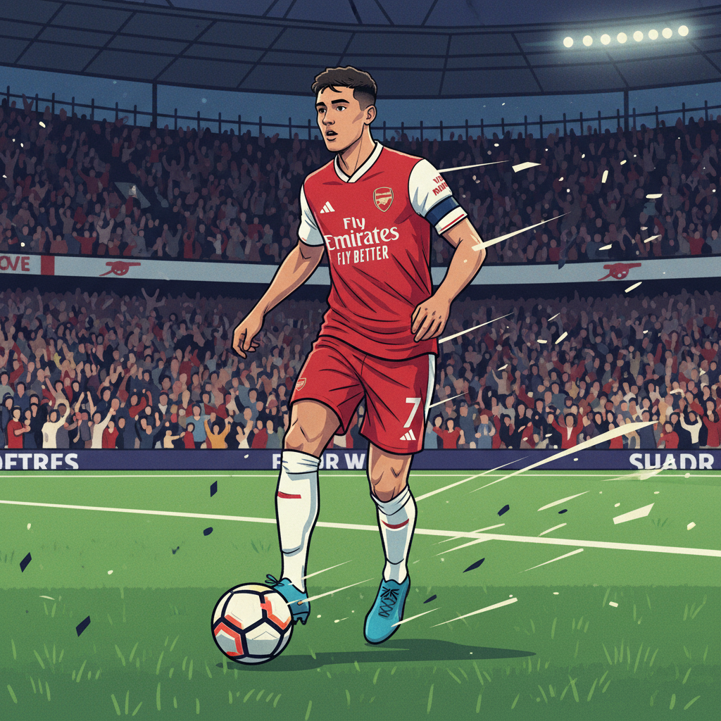 Ben White Arsenal precise distribution midfielder fullback