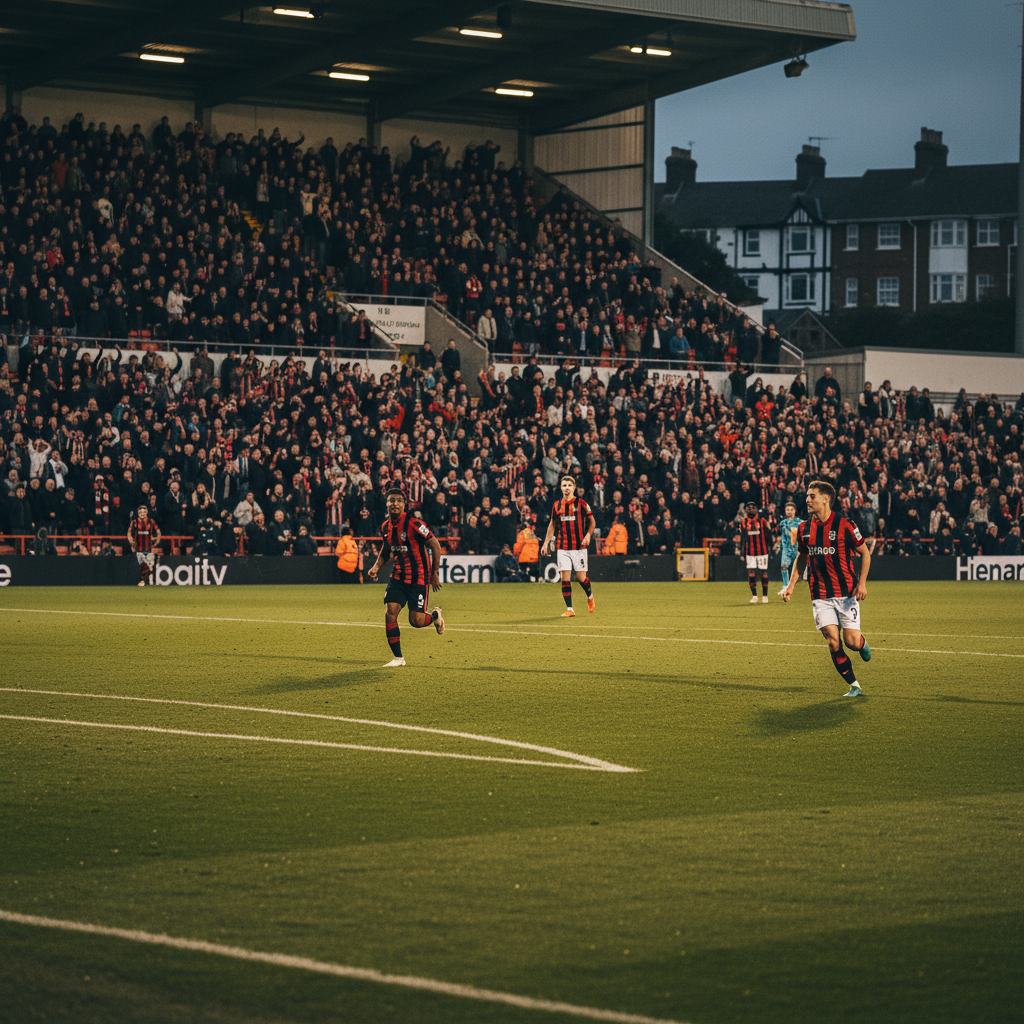 Vitality Stadium Bournemouth trận đấu Premier League 2025-26 không khí sôi động