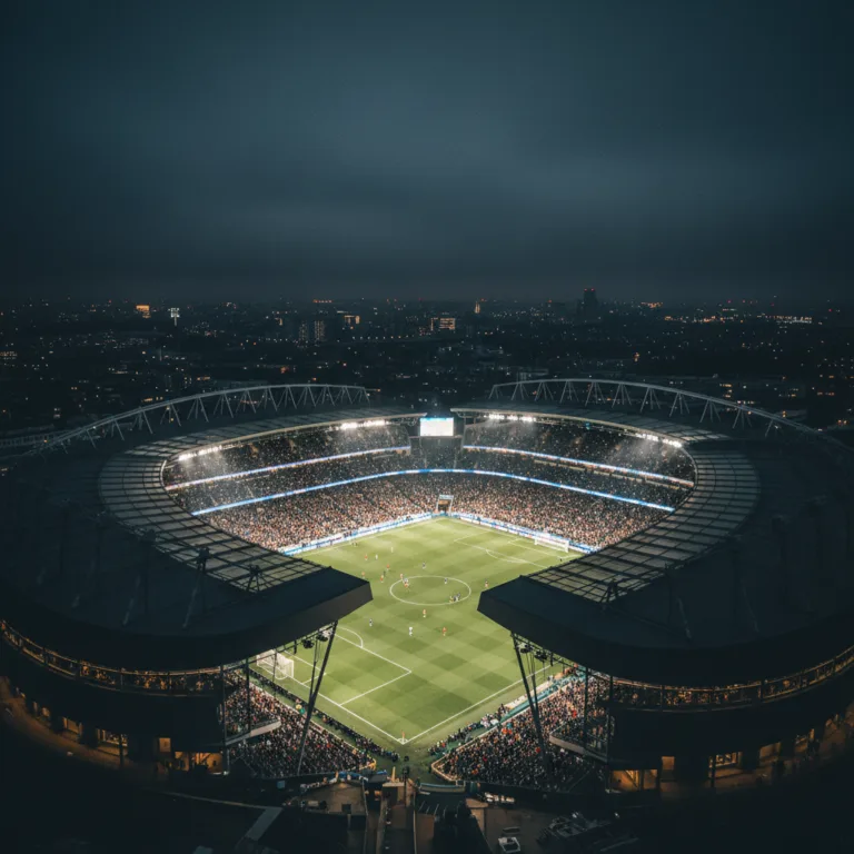 Tottenham Hotspur Stadium đêm Champions League khủng hoảng Premier League 2025-26